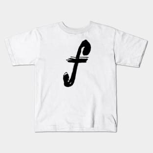 Music Notation, Piano Forte Kids T-Shirt